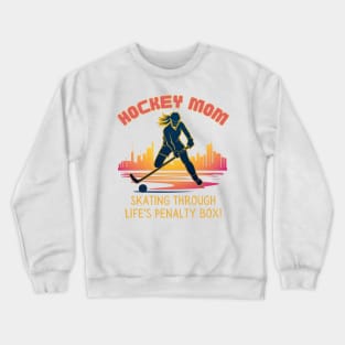 Hockey-mom Crewneck Sweatshirt